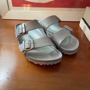 Silver Birkenstocks